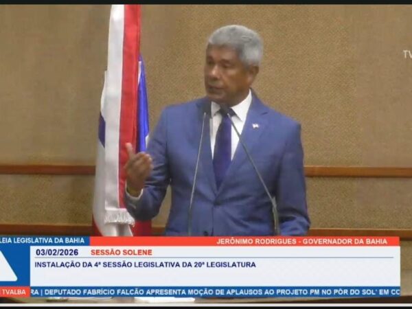 Jerônimo abre ano legislativo com balanço da gestão e defesa de parceria entre ALBA e governo