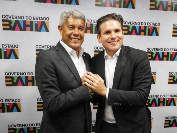 Jerônimo Rodrigues recebe Hugo Motta em Salvador e articula apoio da Câmara para projetos estratégicos da Bahia