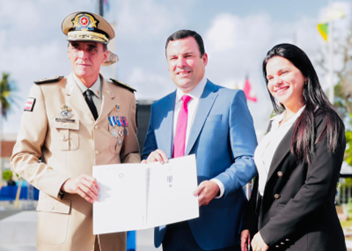 Gustavo Stleitano, superintendente da Sufotur, recebe Medalha do Mérito Policial Militar