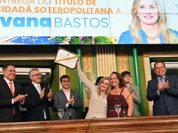 Ivana Bastos é a mais nova cidadã soteropolitana