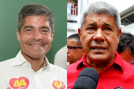 Quaest: ACM Neto e Jerônimo aparecem em empate técnico na disputa pelo governo da Bahia