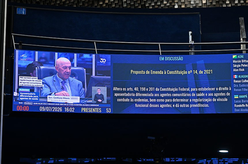 Plenário pode votar na terça PEC dos agentes de saúde em primeiro turno