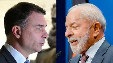 PoderData/Aya aponta Flávio Bolsonaro com 49% e Lula com 44% no segundo turno