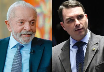 Flávio Bolsonaro tem 52% dos votos válidos contra 48% de Lula, aponta Real Time Big Data